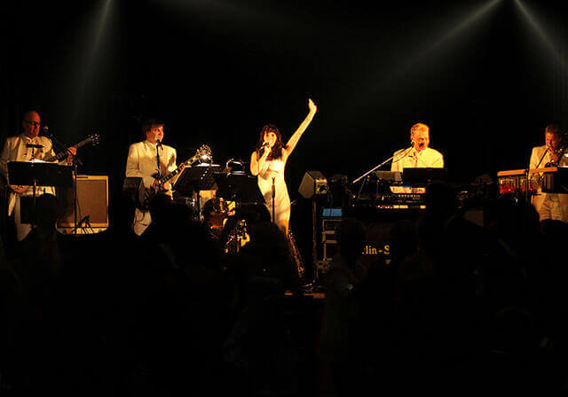 Hier zum Beispiel als Galaband für den Rotary Club