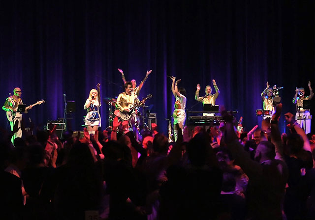 Mega Stimmung während der ABBA Show